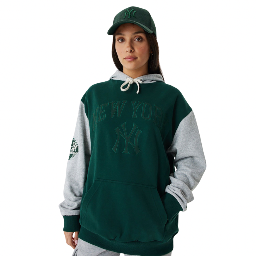 NEW ERA New York Yankees MLB Heritage Green Oversized Hoodie